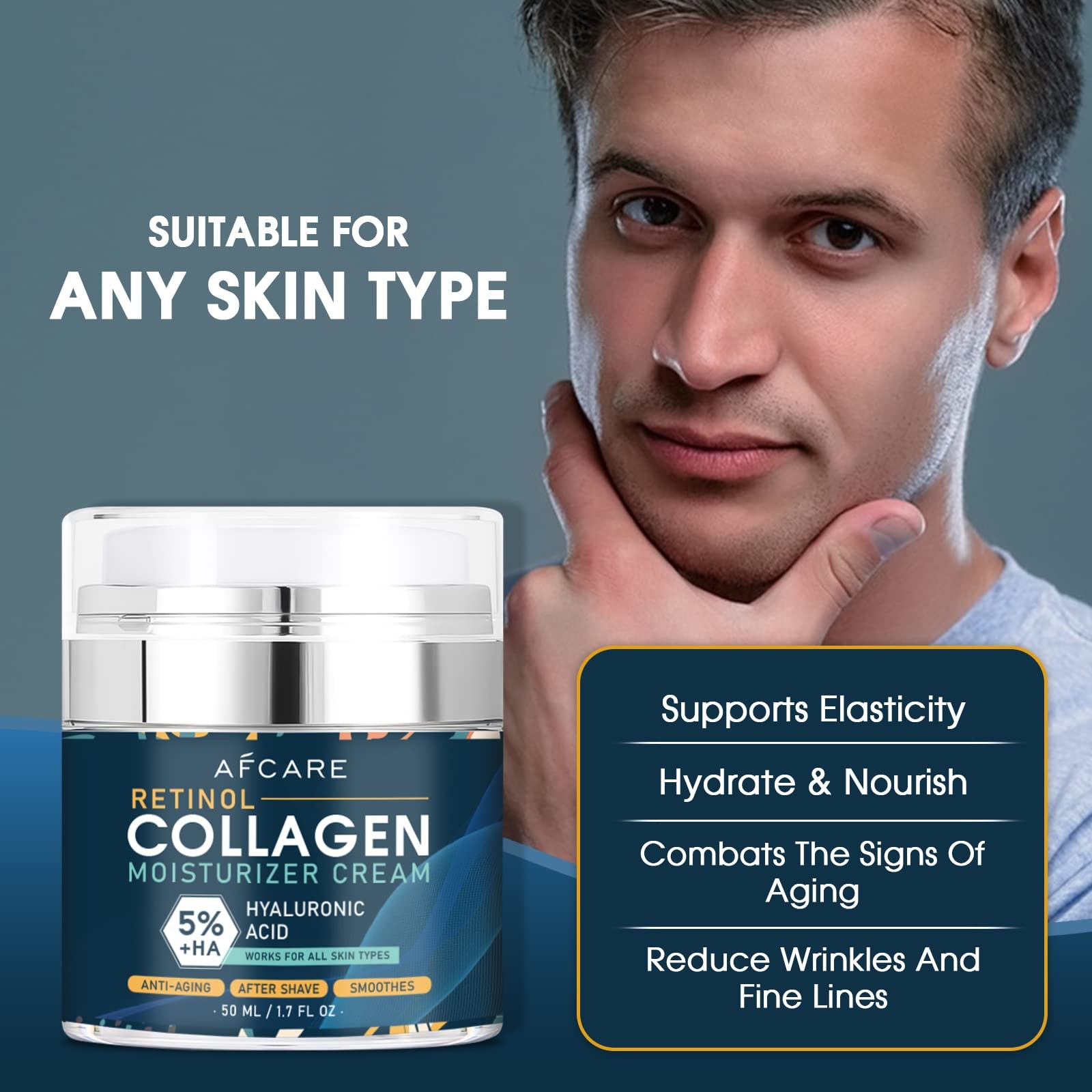 Shaving Cream - Anti Aging Moisturizer Cream Retinol Collagen