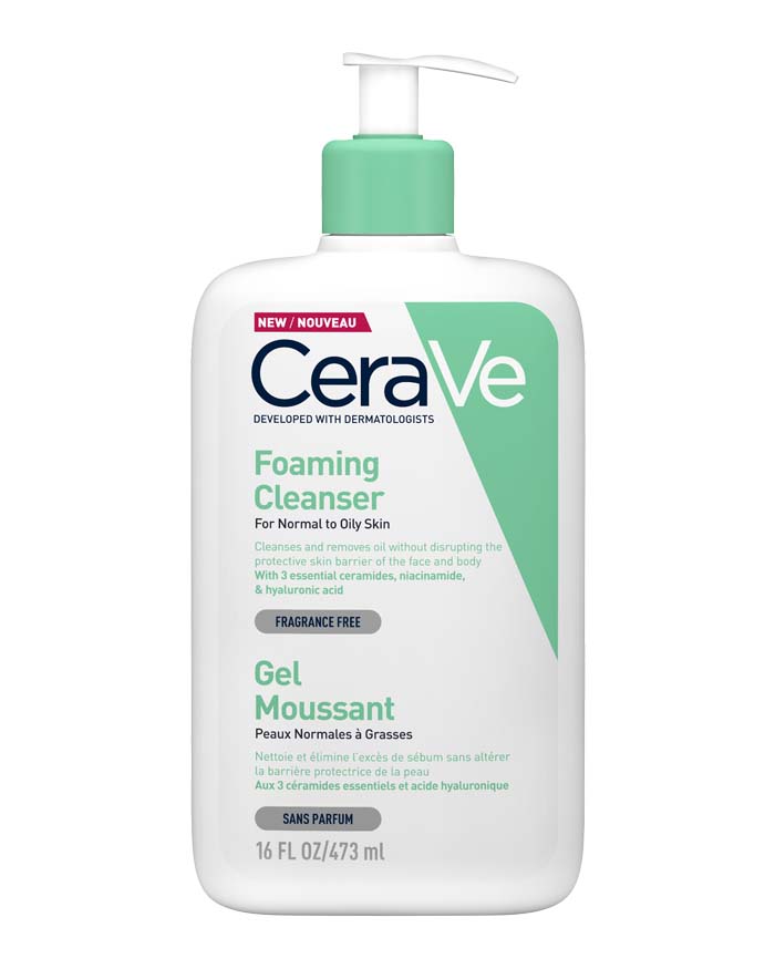 Hair Clipper - CeraVe Foaming Cleanser 8oz/12oz/16oz(236ml/355ml/473ml) Foaming Facial