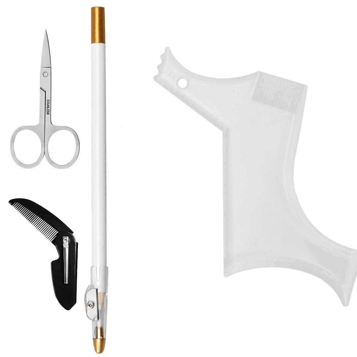 4Pcs Set Beard Shaping Kit Mul - огляд і ціна Beard Trimmer