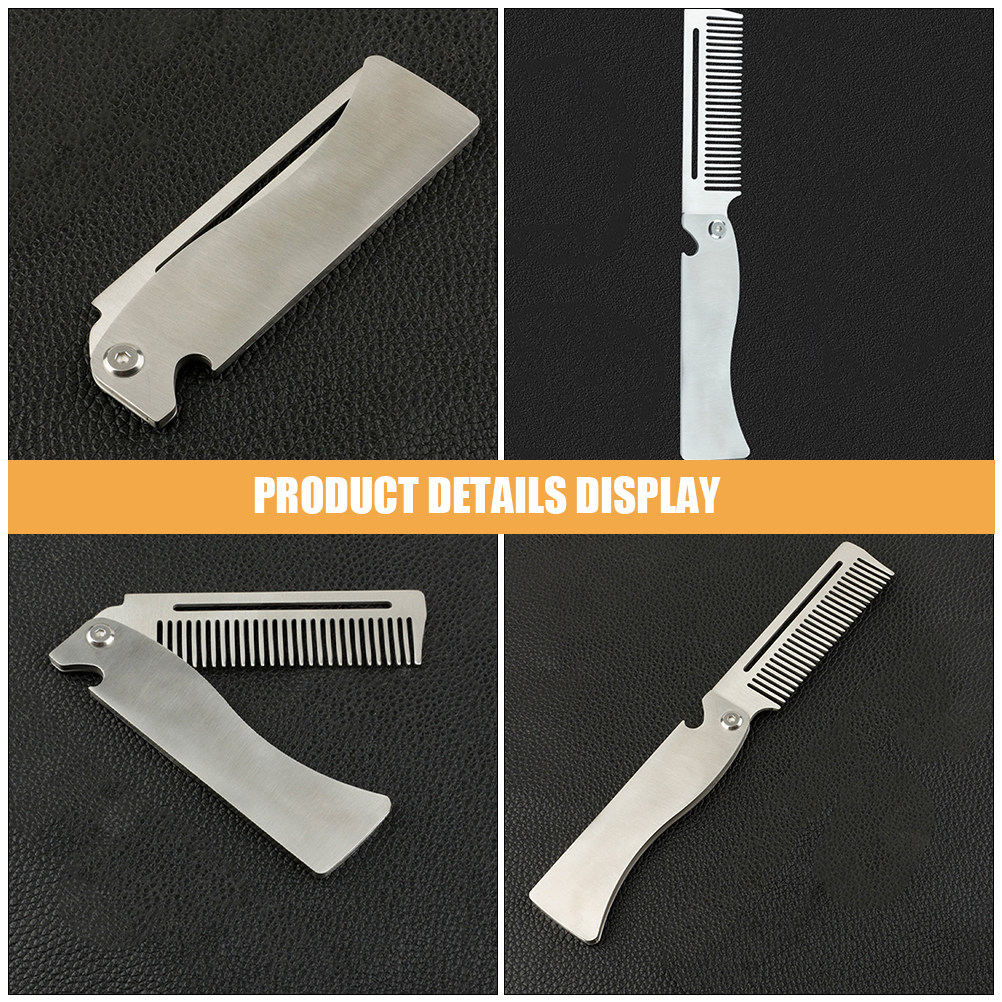 Folding Hair Comb Stainless St - огляд і ціна Beard Oil
