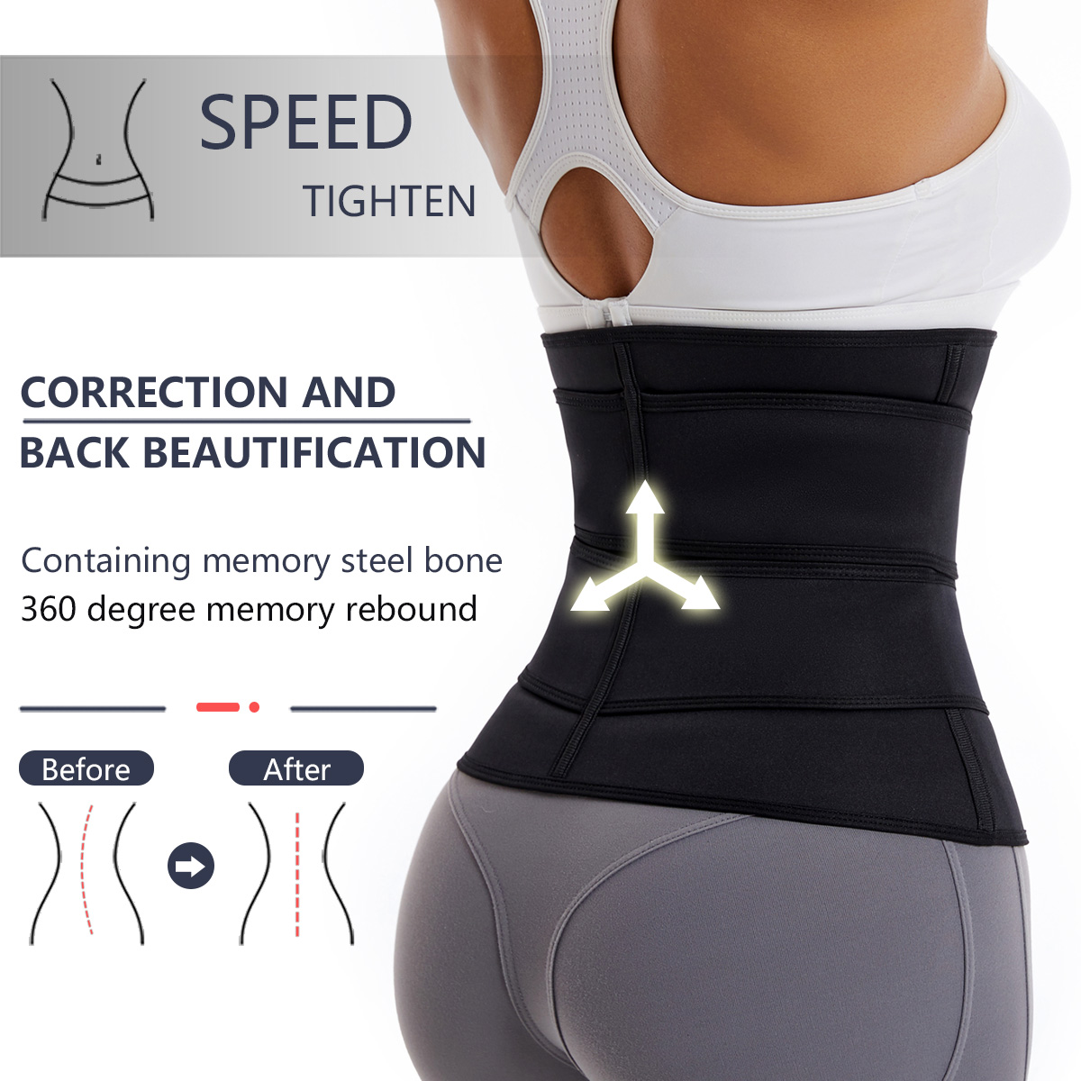 Women Waist Trainer Belt Doubl - огляд і ціна Body Trimmer