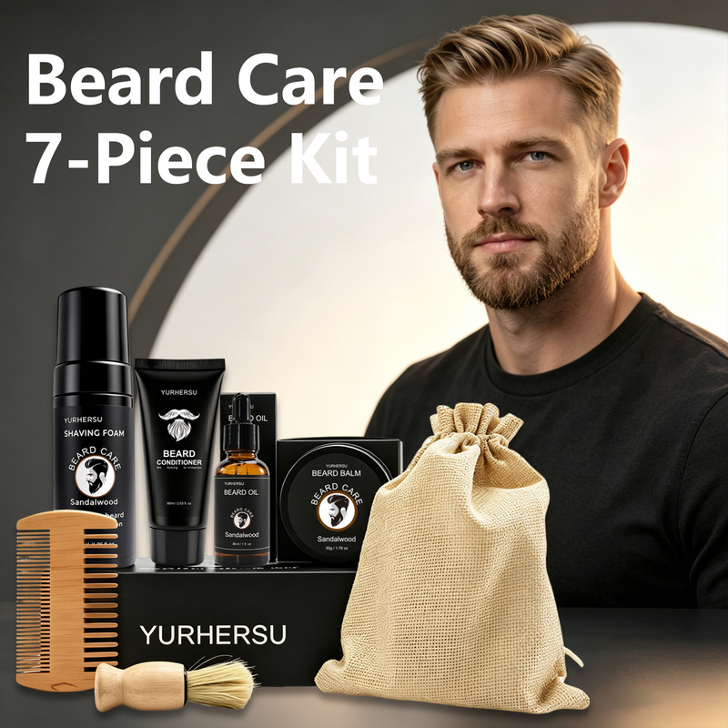 Beard Grooming Kit 7 Pcs Beard - огляд і ціна Grooming Scissors