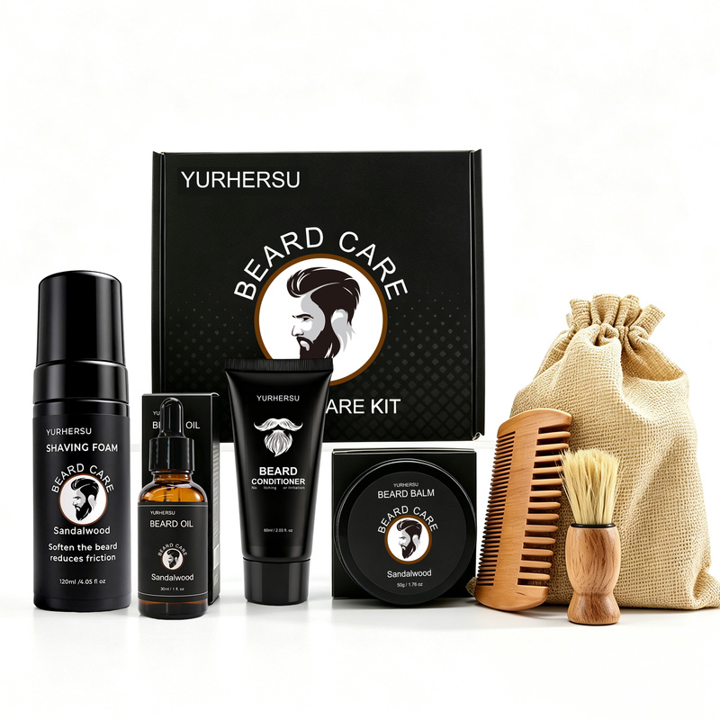 Beard Grooming Kit 7 Pcs Beard - огляд і ціна Grooming Scissors