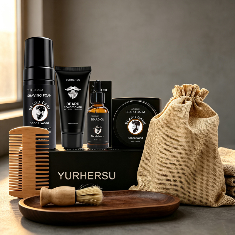 Beard Grooming Kit 7 Pcs Beard - огляд і ціна Grooming Scissors