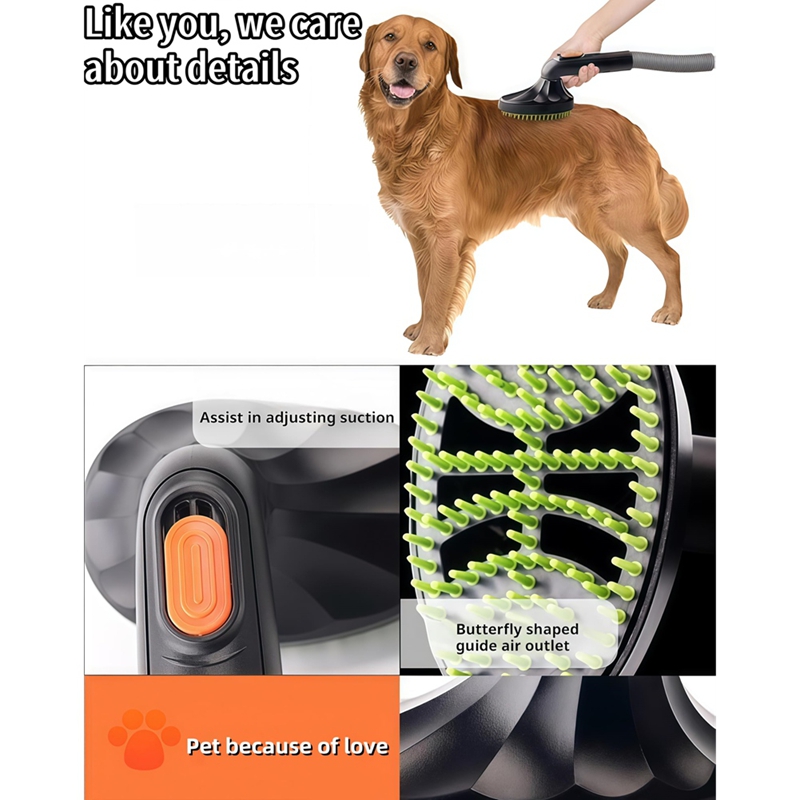 Shedding Brush Vacuum Attachme - огляд і ціна Grooming Kit