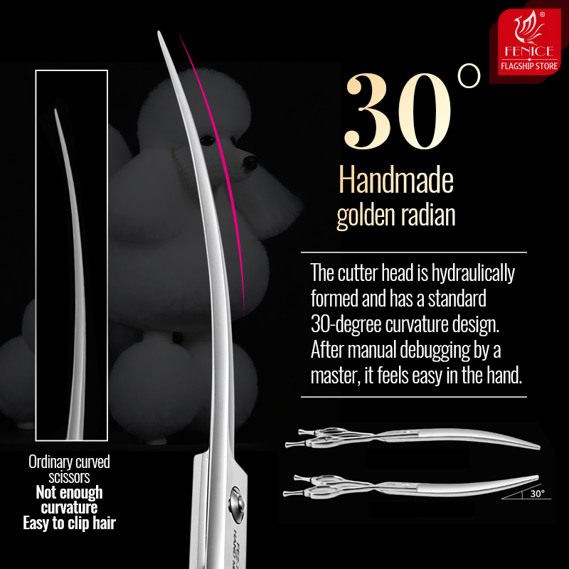 Fenice 6//6.5/7/7.5 Inch Profe - огляд і ціна Grooming Scissors